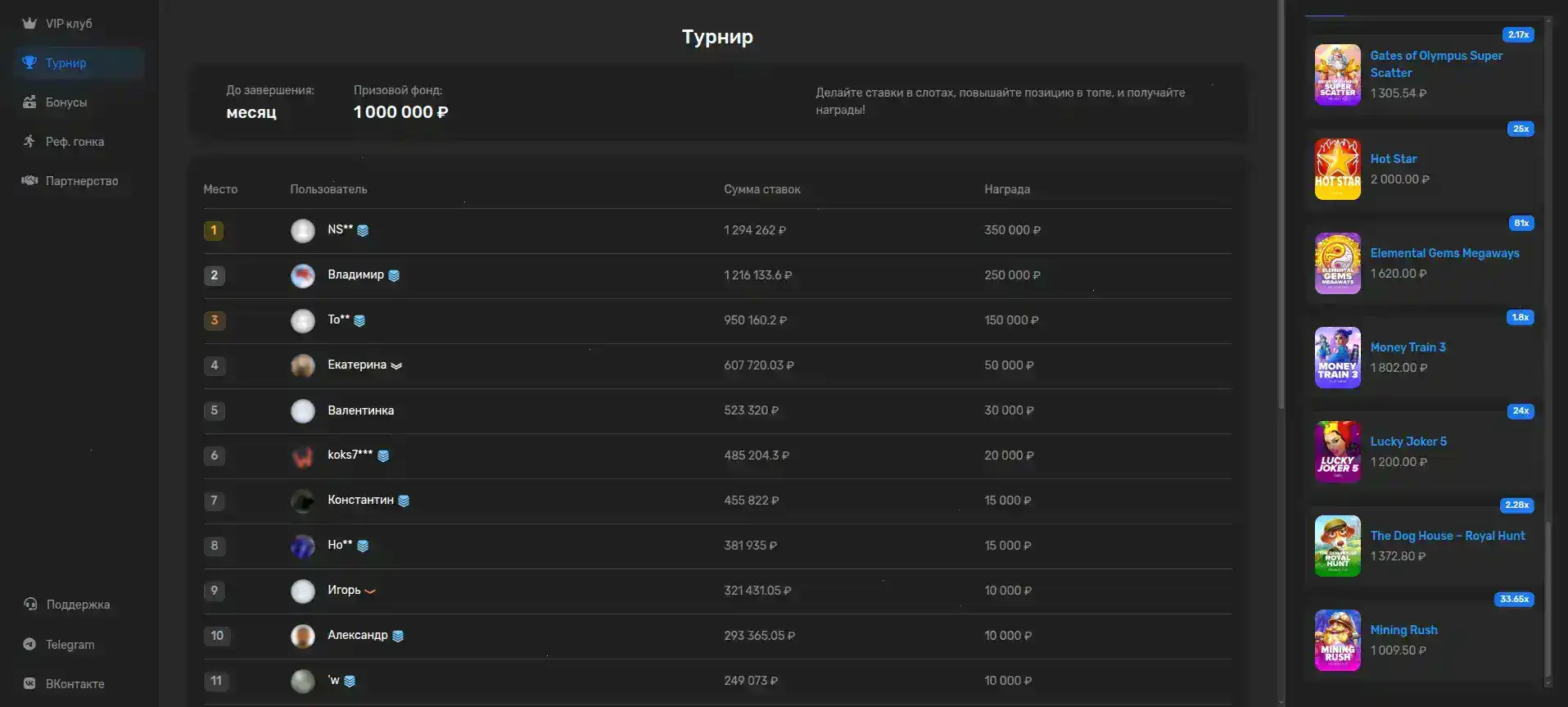 Бонусы и акции в казино Jvspin